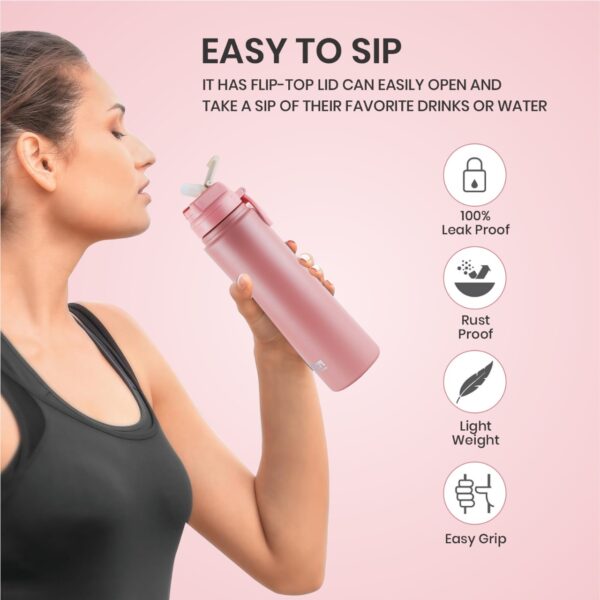 MSZM 950ML Stainless Steel Sports Bottle – Leak-Proof & Stylish Hydration Companion