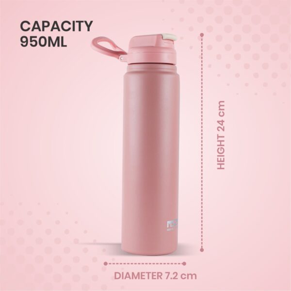MSZM 950ML Stainless Steel Sports Bottle – Leak-Proof & Stylish Hydration Companion